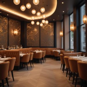 Ресторан с авторской кухней и стильным интерьером